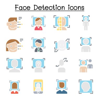 Yüz Tanıma, düz renk biçiminde tanımlama simgesi