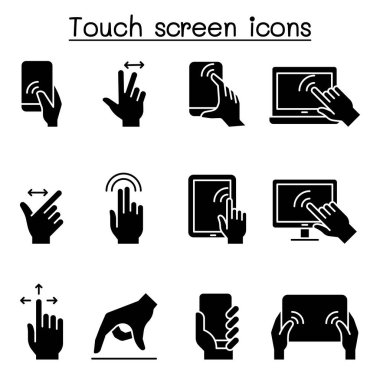 Kabartma biçiminde ekran simgesine dokun