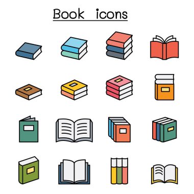 Kitap ve Eğitim simgesi renk çizgisi biçiminde ayarlandı