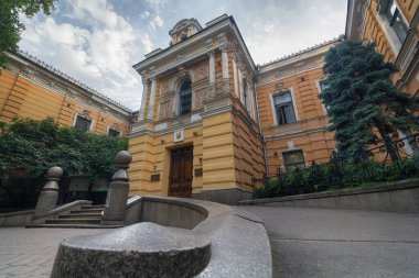 Kyiv, Ukrayna - 24 Mayıs 2019: Ukrayna Ulusal Yazarlar Sendikası Kyiv 'deki Bankova Caddesi' nde kuruldu