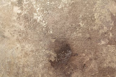 Evin duvarında dekoratif macun örneği var. Arkaplan