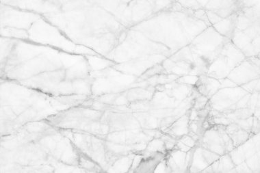   Beyaz mermer yüksek çözünürlük, doğal desenli soyut doku arkaplanı tasarım için.