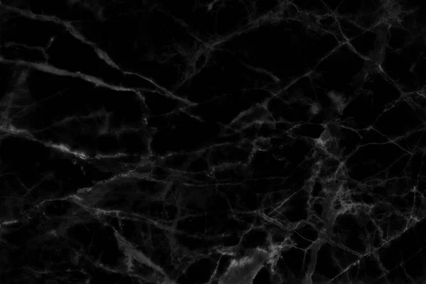 Черный Мрамор Высоким Разрешением Абстрактный Текстурный Фон Естественным Рисунком Дизайна — стоковое фото