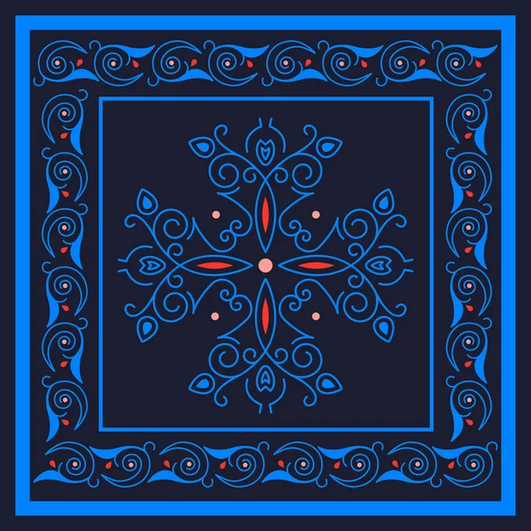 Georgian folk patterns. Native ornate with caucasian motifs. Oriental decorative patterns