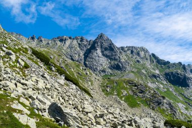 Wolowy Grzbiet Sırtı (Voli chrbat), High Tatras 'ın Ana Sırtı' nın bir parçası..