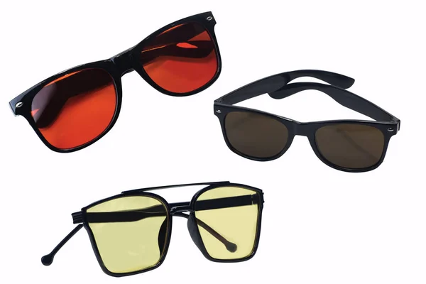 Sunglasses White Background Clipping Path — Stock Photo, Image