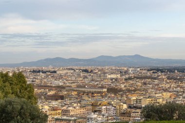 Roma 'nın güzel manzarası, mimarisi ve çevresi