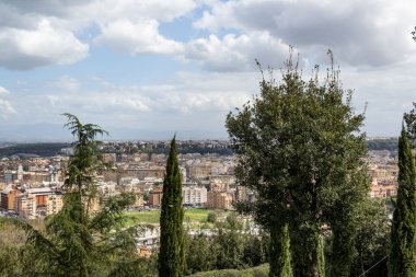 Roma 'nın güzel manzarası, mimarisi ve çevresi