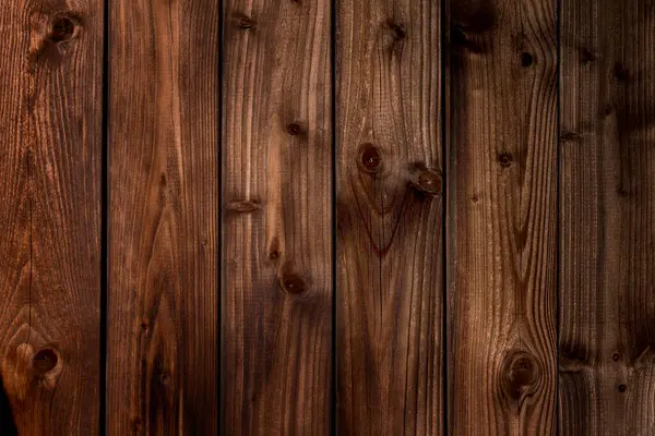 Stock image Brown wooden background. Dark texture of old wood.