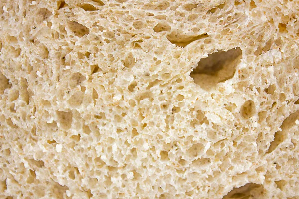 Bread pulp texture. Bread background. Macro texture. Soft focus.