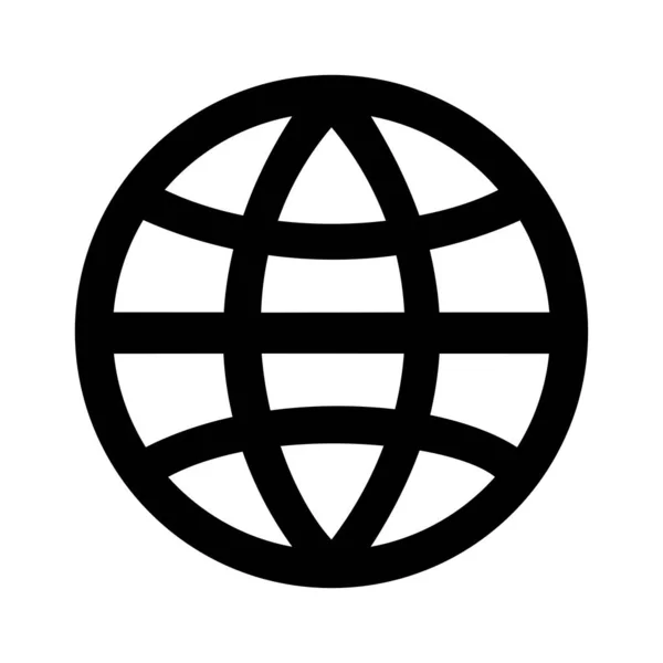 Ikona Globalna Pictogram Pracy Światowej — Zdjęcie stockowe