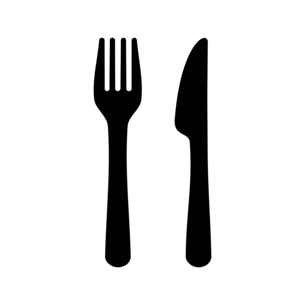 Pictograma Cutlery Knife Fork — Fotografia de Stock