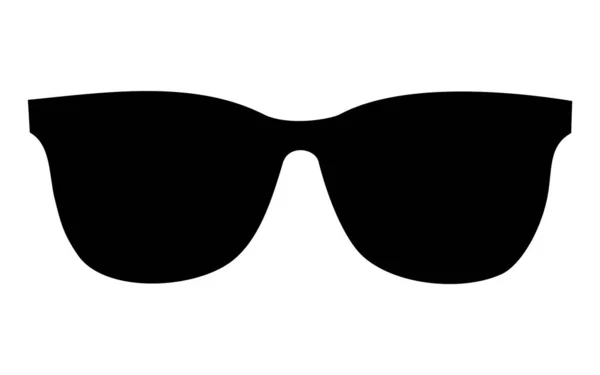 Okulary Przeciwsłoneczne Czarny Silhouette Zasoby Graficzne — Zdjęcie stockowe