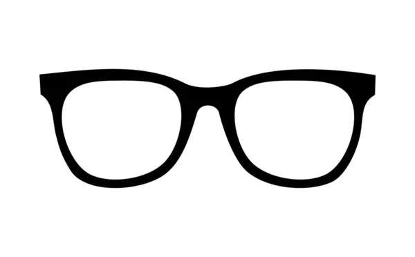 Óculos Prescrição Com Frama Preto Estilo Hipster — Fotografia de Stock