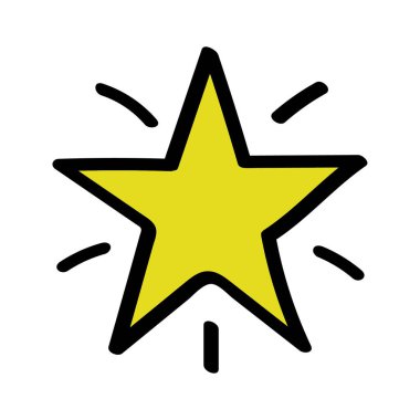 KARTOON YELLOW YILDIZ YILDIZ