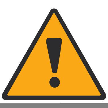 UYARI PICTOGRAM, GENEL UYARI ISO 7010 - W001