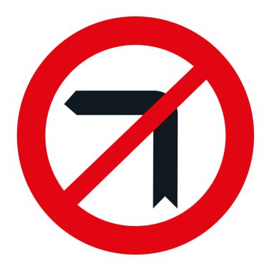 GİRİŞ İŞARETLERİ, R-303 - Sola dönüş yok
