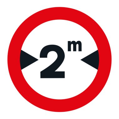 RESTRİKYON İŞARETLER, R-204 - Genişlik sınırlaması