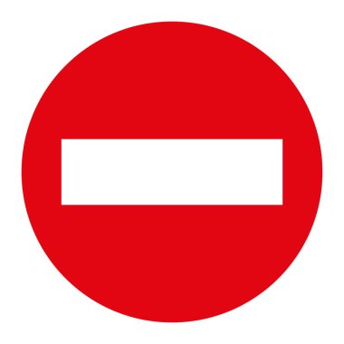 PROHIBITORI İŞARETİ, R-101 Giriş Yok 