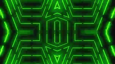 soyut neon parlayan geometrik kare arkaplan.