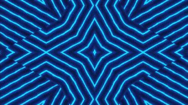 Soyut mavi arkaplan. Soyut geometrik duvar kağıdı. Neon desenli. Geometrik şekiller