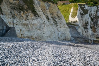 Treport uçurumları, Normandiya 'daki Seine-Maritime şehirleri