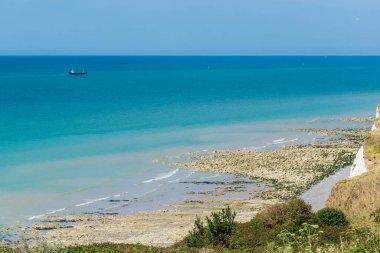 Treport uçurumları, Normandiya 'daki Seine-Maritime şehirleri