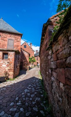 Collonge-la-Rouge, beautiful village in France in Correze.