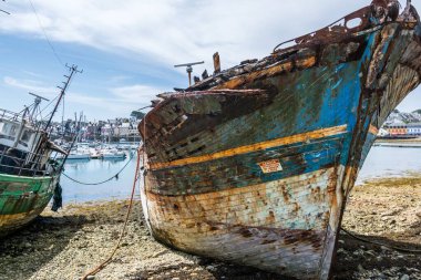 Camaret-sur-Mer, Fransa 'nın Brittany kentindeki Finistere kıyı kasabası..
