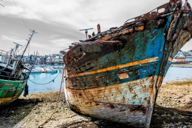 Camaret-sur-Mer, Fransa 'nın Brittany kentindeki Finistere kıyı kasabası..