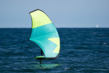 Nice, Fransa 'da Akdeniz' de uçurtma uçurmak.