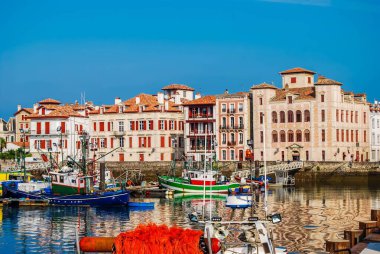 Saint-Jean-de-Luz. Fransa 'nın güneybatısında, Yeni Aquitaine.
