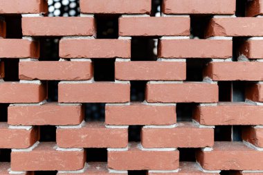 Tuğla duvar dokusunun arkaplanı.