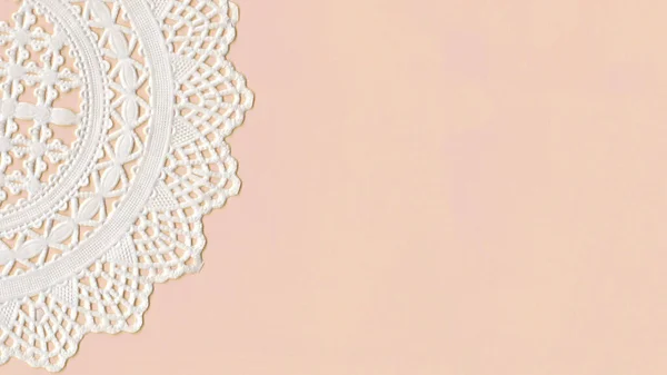 Parte Pastel Papel Tapete Parte Superior Papel Rosa Con Espacio — Foto de Stock