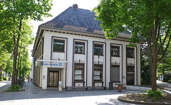 Bad Oeynhausen Alemanha Junho 2023 Uma Filial Deutsche Bank Edifício — Fotografia de Stock