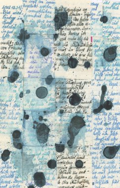 Eski lekeli ve lekeli süt ürünleri kolajı. Arkaplan olarak kullanılacak