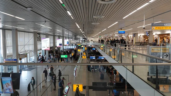 Schiphol Netherlands August 2022 Departure Hall Amsterdam Airport Schiphol — Stock Photo, Image