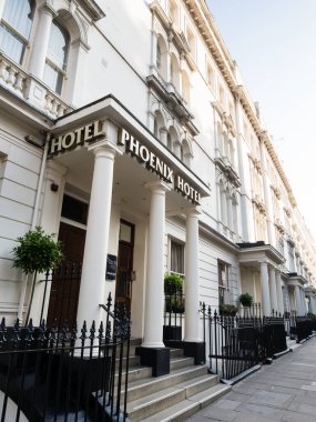 London, UK - June 06, 2018: Entrance to Hotel Phoenix in Kensington Gardens clipart