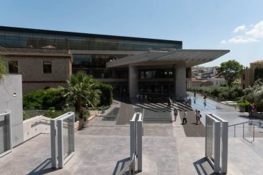 Atina, Yunanistan 'daki Akropol Müzesi. Yüksek kalite fotoğraf