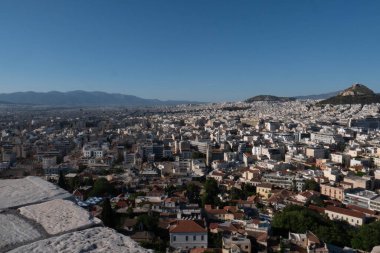 Yunanistan 'da Atina Panoraması. Avrupa. Yüksek kalite fotoğraf