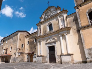 Pietravairano, İtalya 'nın Caserta eyaletine bağlı bir ortaçağ köyü. Yüksek kalite fotoğraf