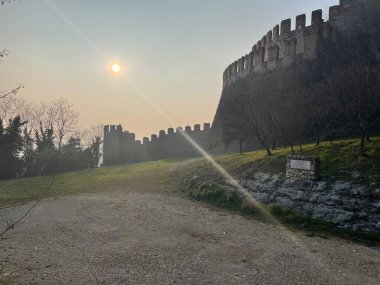 The Castle of Soave is a typical military artifact of the Medieval age representing one of the best example of castle architecture in Veneto.