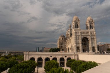 Marsilya Katedrali, Marsilya 'da bulunan bir Roma Katolik katedralidir. Yüksek kalite fotoğraf