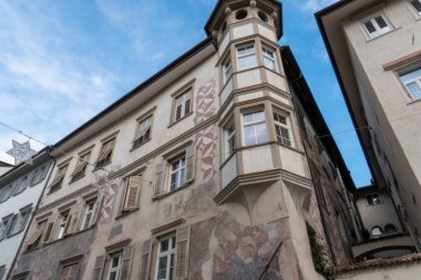 Merano şehir merkezi. Yüksek kalite fotoğraf