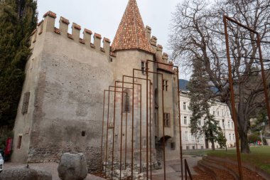 Merano şehir merkezi. Yüksek kalite fotoğraf