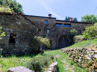 Valle dei Mulini Lusiana Veneto bölgesindeki antik değirmenlerde yüksek kaliteli fotoğraf