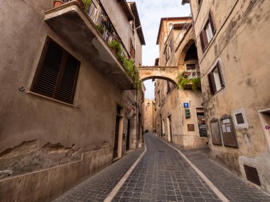 Deurta 'nın Manzarası, İtalya Otantik İtalyan Köy Büyüsü. Yüksek kalite fotoğraf