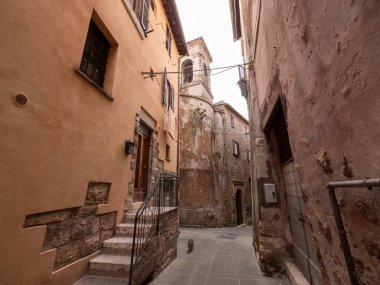 Deurta 'nın Manzarası, İtalya Otantik İtalyan Köy Büyüsü. Yüksek kalite fotoğraf