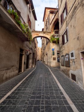 Deurta 'nın Manzarası, İtalya Otantik İtalyan Köy Büyüsü. Yüksek kalite fotoğraf