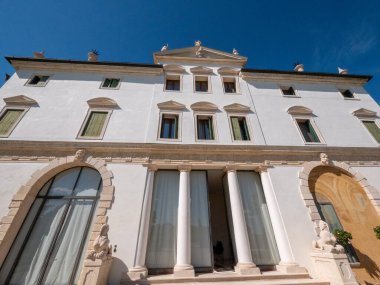 Villa Ghislanzoni Curti, İtalya 'daki Vicenza Zarif Venedik Köşkü' nde. Yüksek kalite fotoğraf